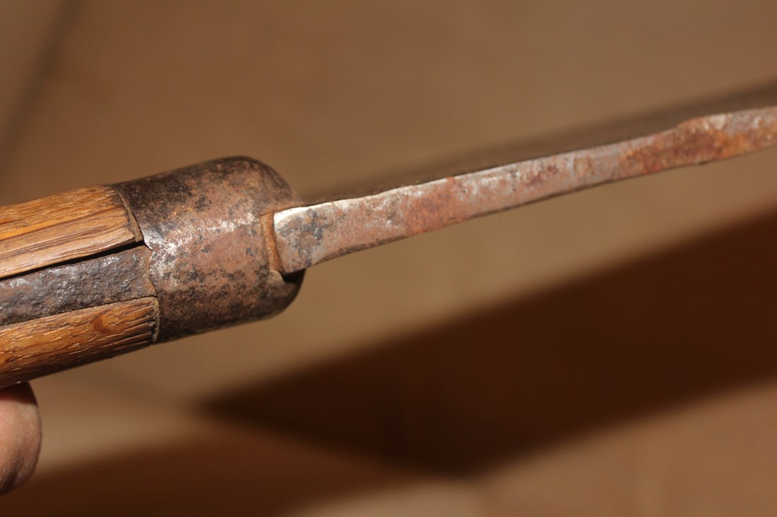 Large Vintage Cleaver - 5