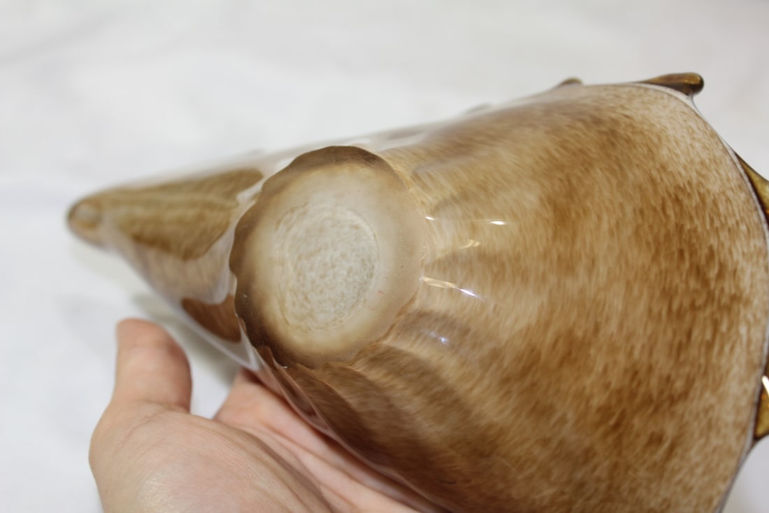 An Artglass Conch Shell - 4