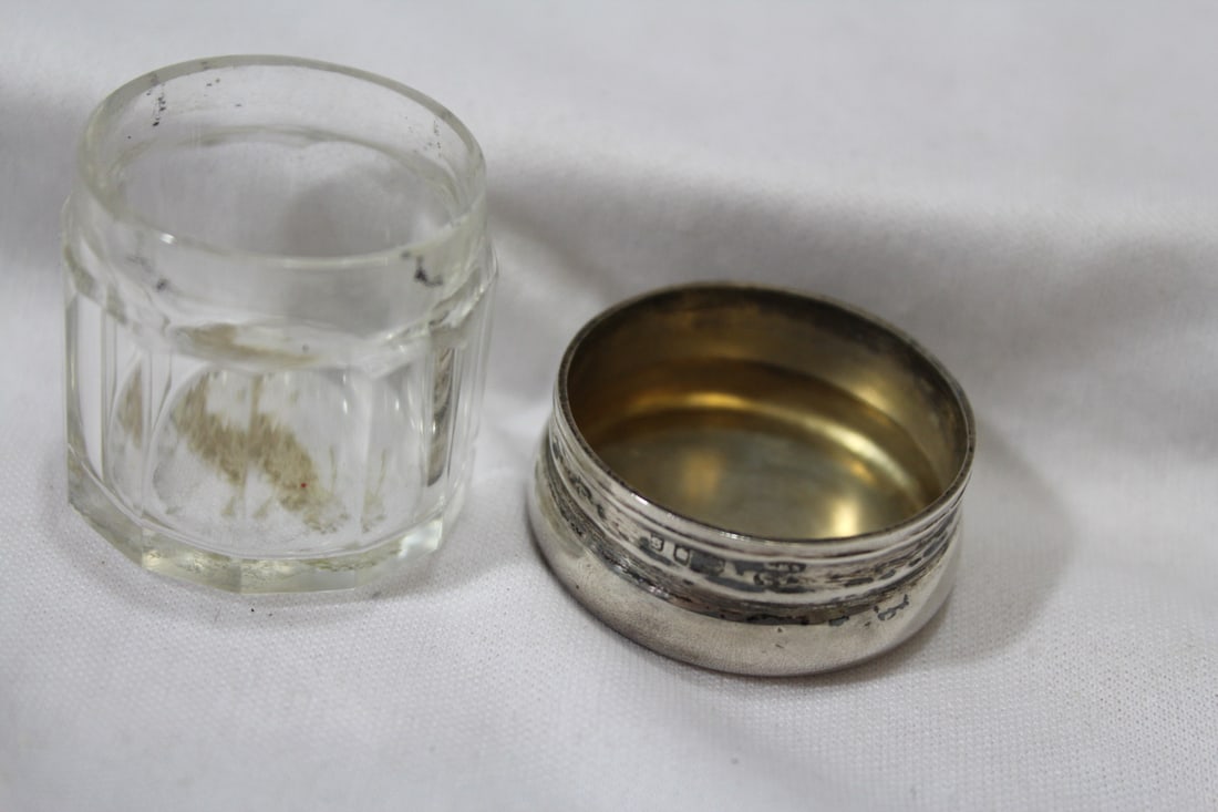A Small Container with Sterling Top - 4