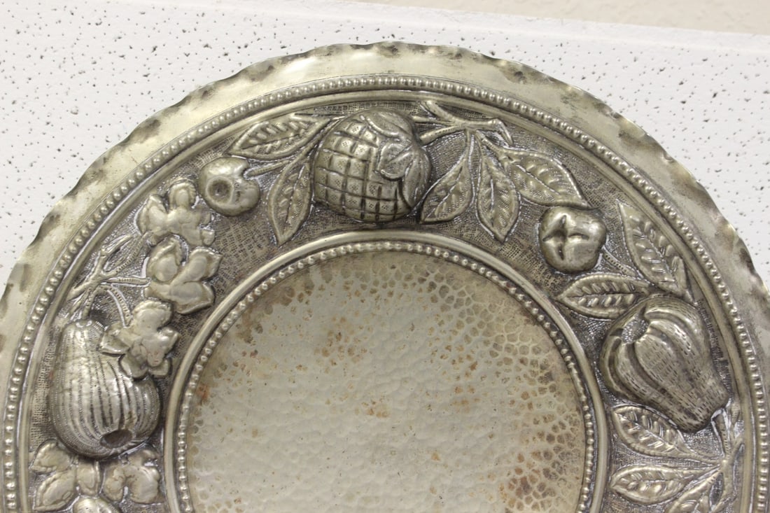 A Hand Hammered Charger - 2