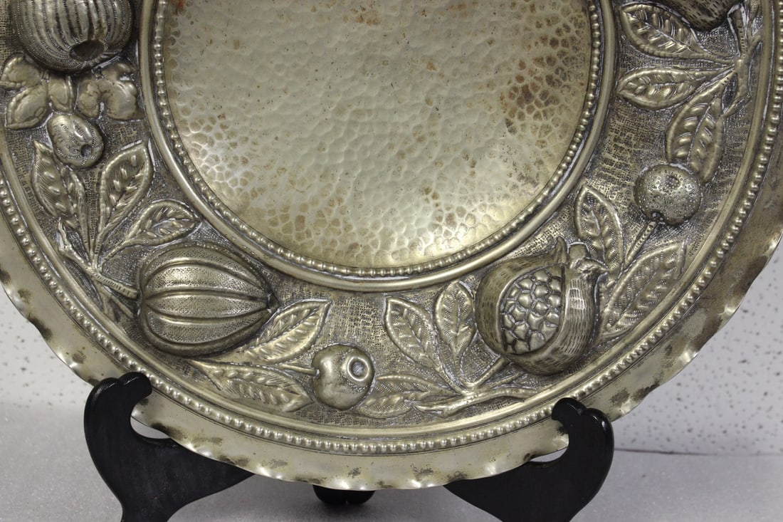 A Hand Hammered Charger - 3