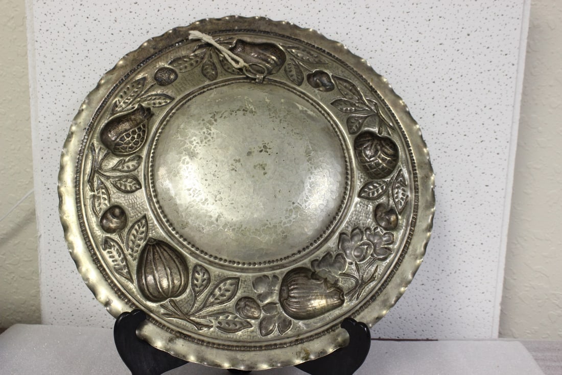 A Hand Hammered Charger - 4
