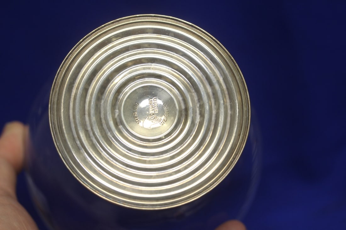Etched Glass Compote - 7