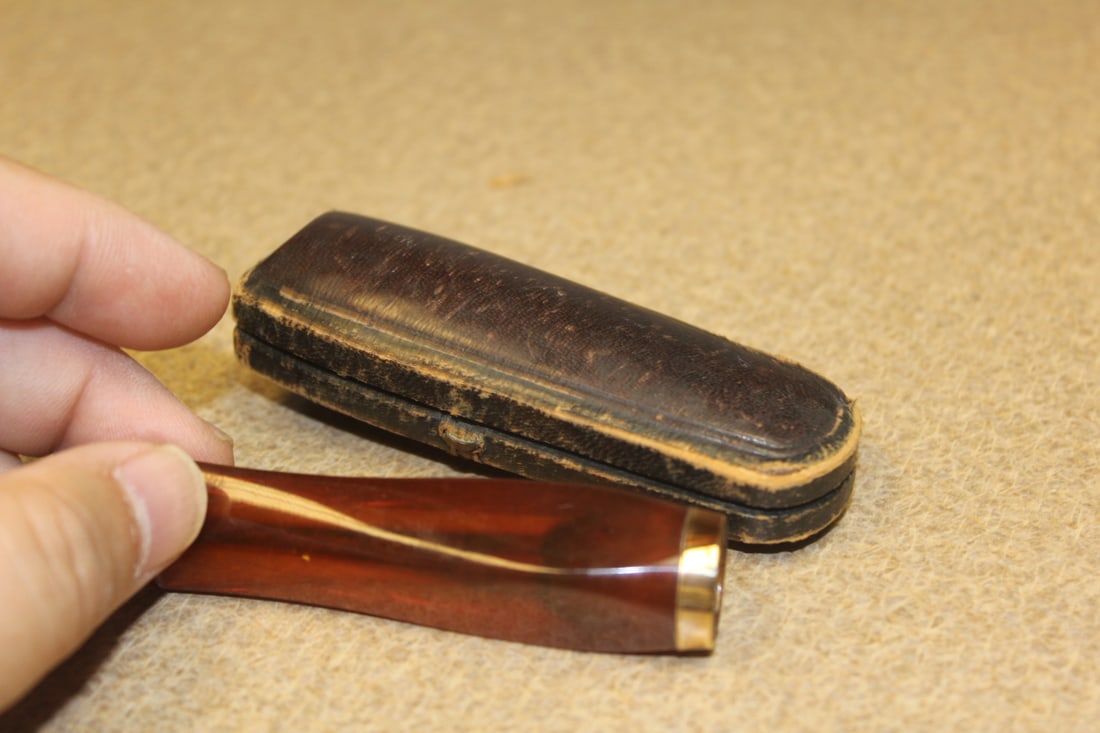 Gold Filled Bakelite Pipe Attachment - 3
