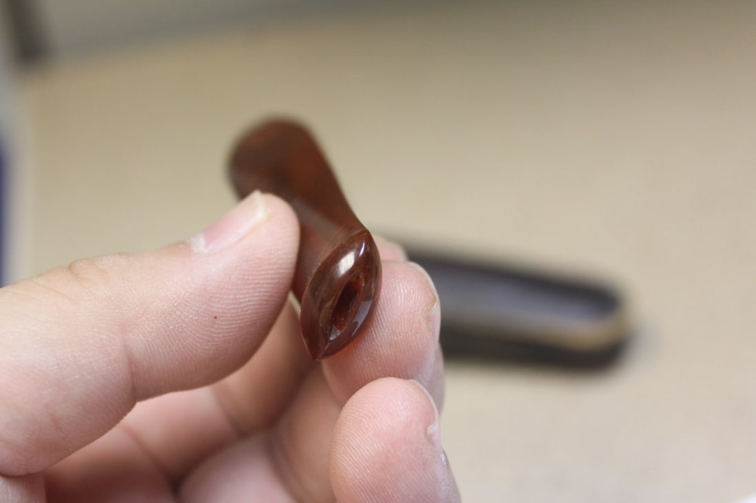 Gold Filled Bakelite Pipe Attachment - 5