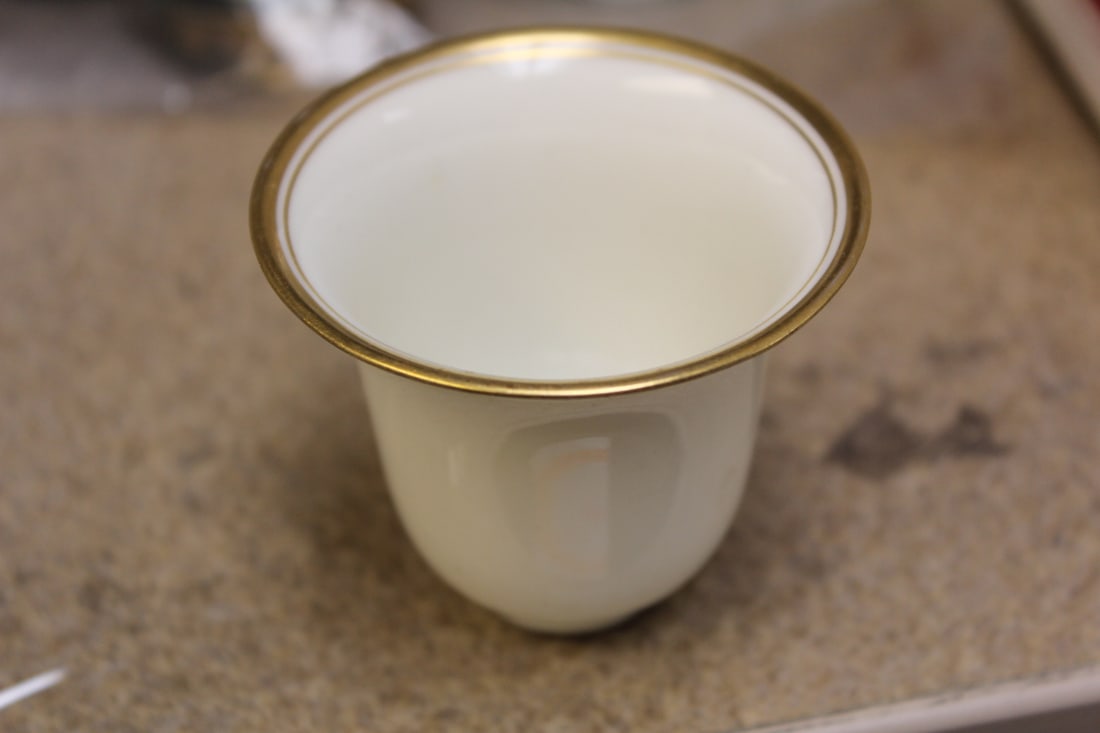 Small Lenox Cup: 2 inches tall