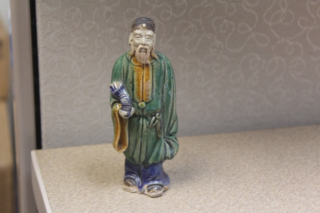 Vintage Chinese Mudman: marked "China" - 5 1/4" tall