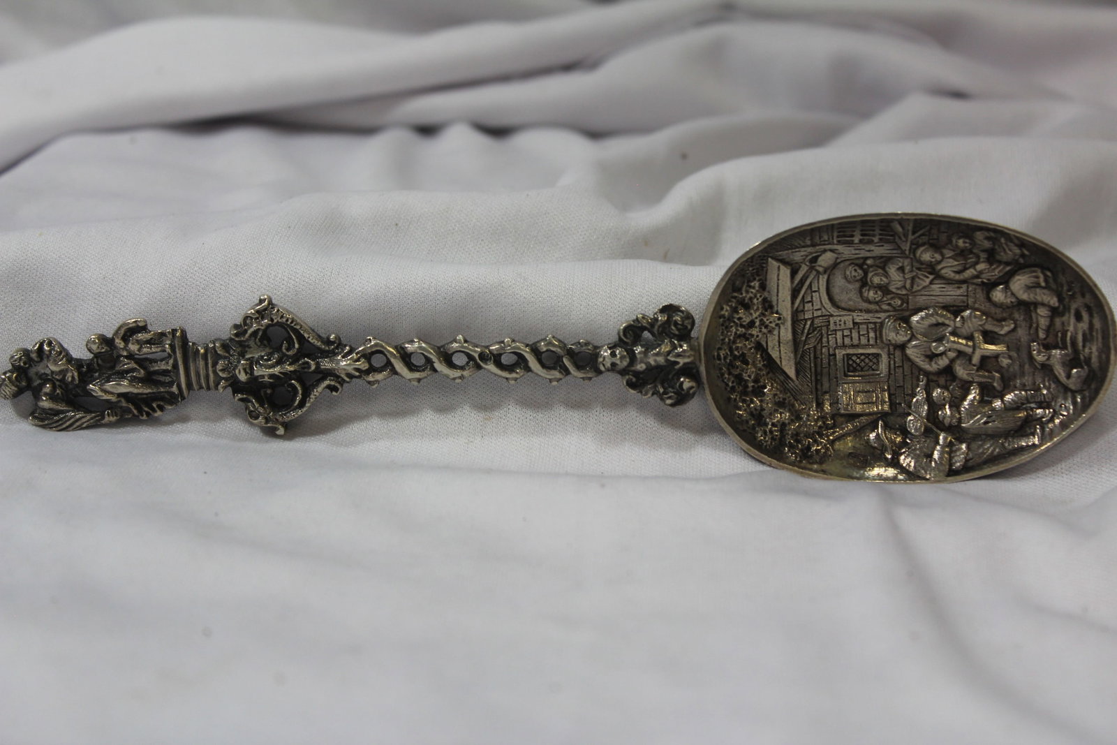 Very Ornated Silverplate Spoon (1 of 10)