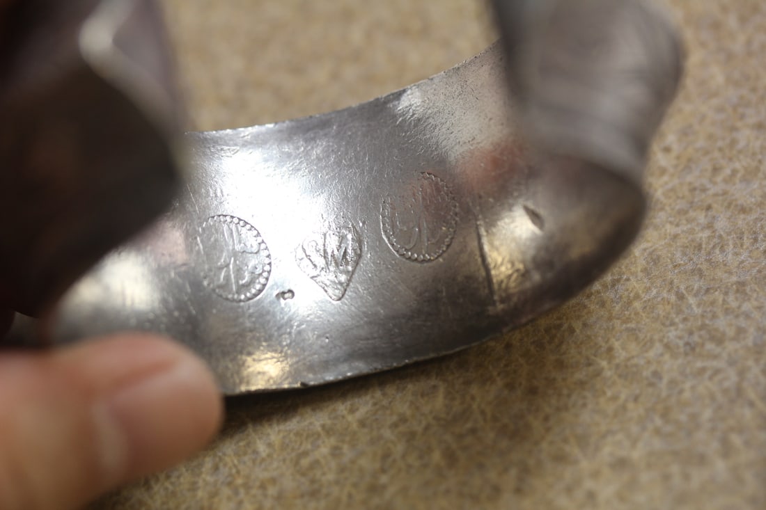 Solid Sterling Hopi Bracelet - 4