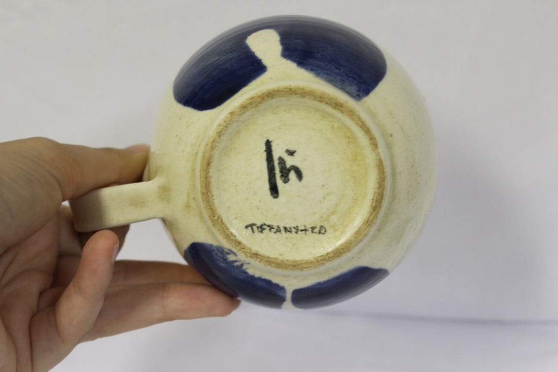 A Signed Pottery Cup - 2