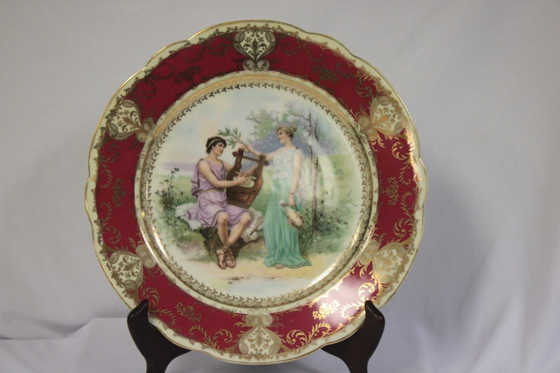 A Handpainted Austrian Plate (1 of 6)