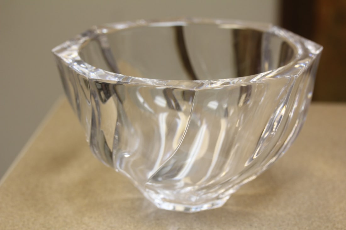 Signed Orrefors Heavy Bowl (1 of 5)