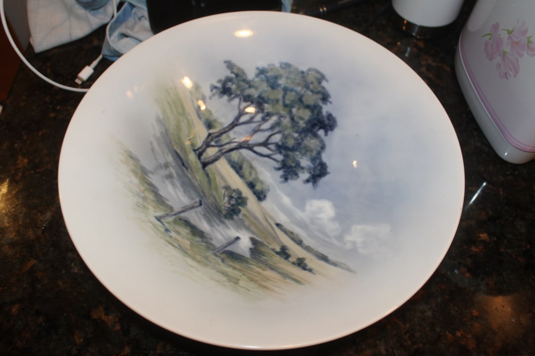 Royal Copenhagen Bowl: 11 7/8" in diameter