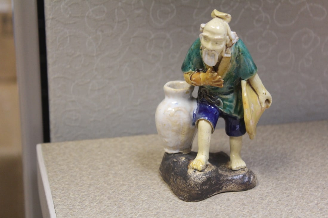 Vintage Chinese Mudman: marked "China" - 4 1/2" tall