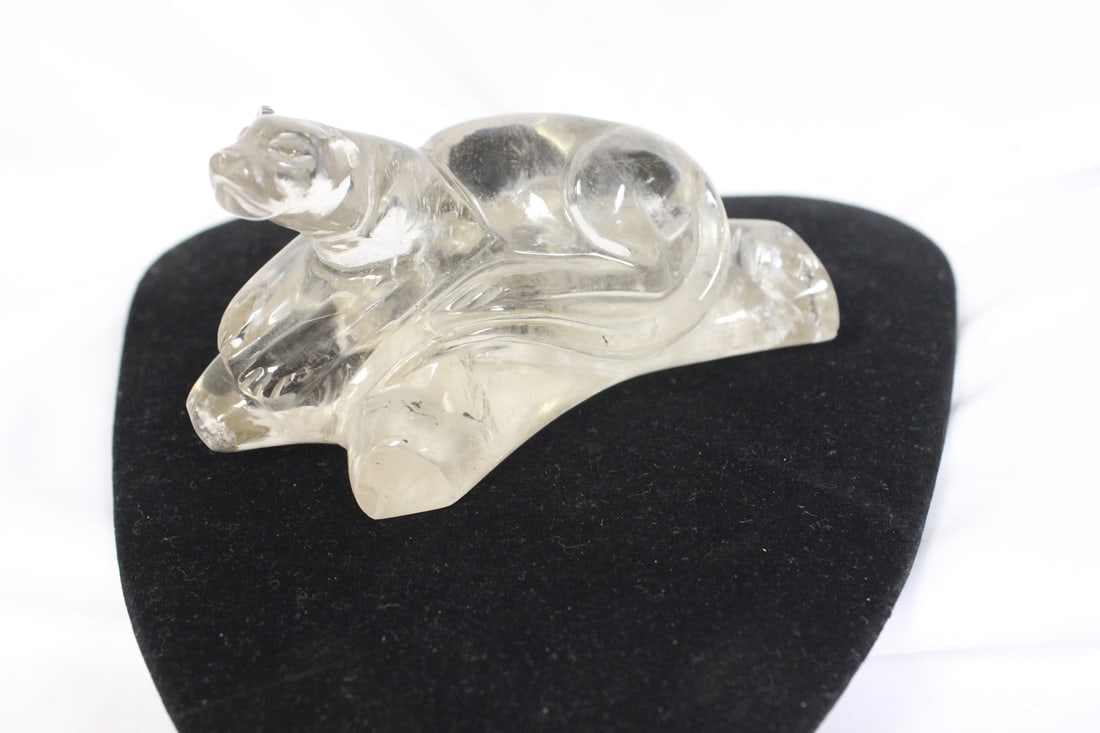 A Rock Crystal: possibly Chinese - 5" tall