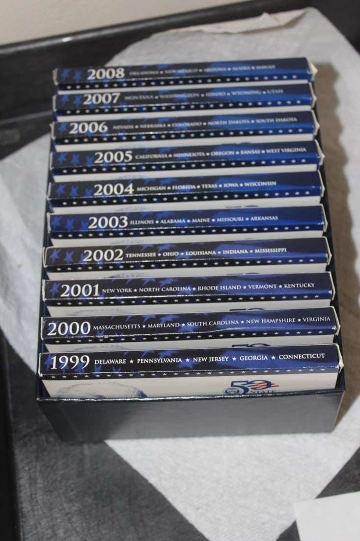 50 State Quarters - 10 Coins Set (1 of 2)