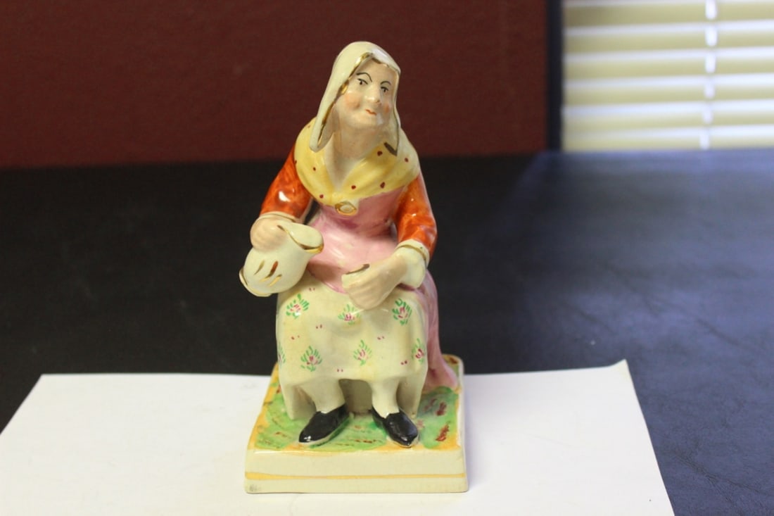 A Staffordshire? Statue: 7 inches tall - possibly 19th century