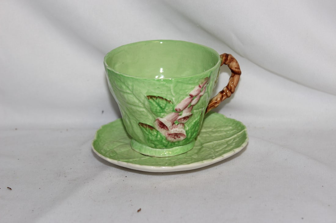 A Carltonware Cup and Saucer: madei n England - cup= 3 1/4" across