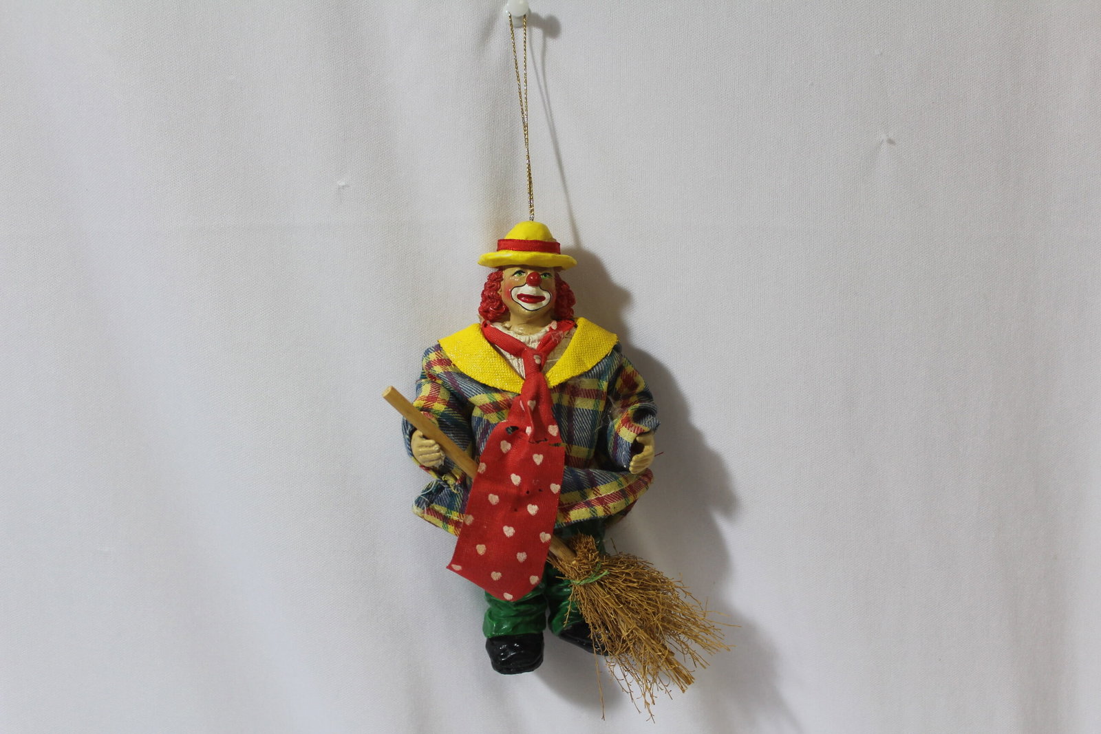 A Papermache Clown: 5 1/2" tall
