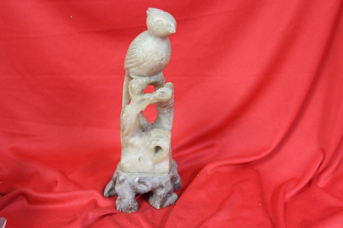 A Soapstone Bird: 8 1/2" tall