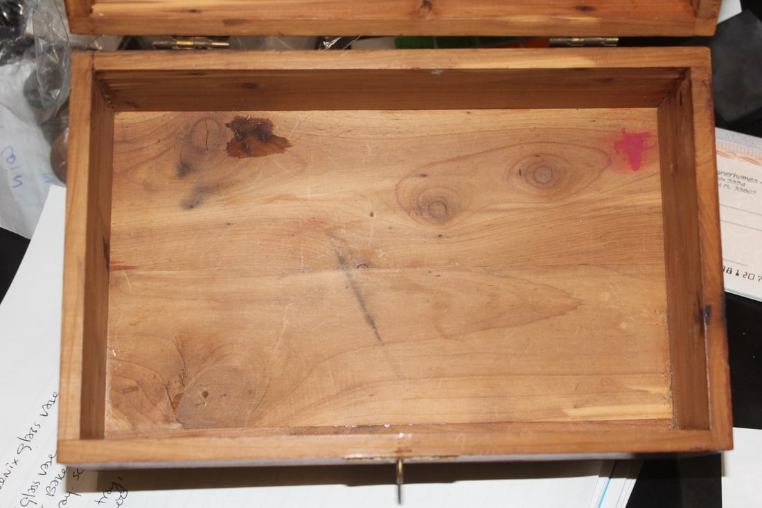 Vintage Cedar Box - 4