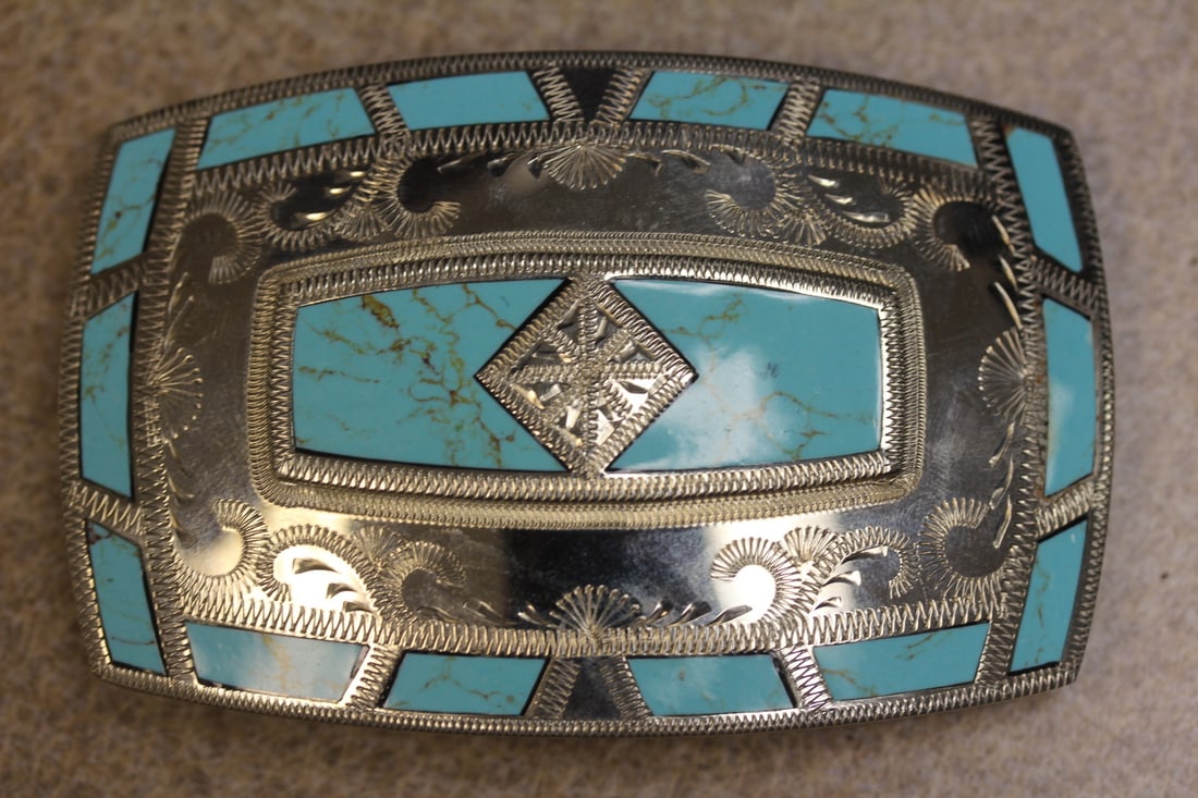 Silverplate Belt Buckle (1 of 5)