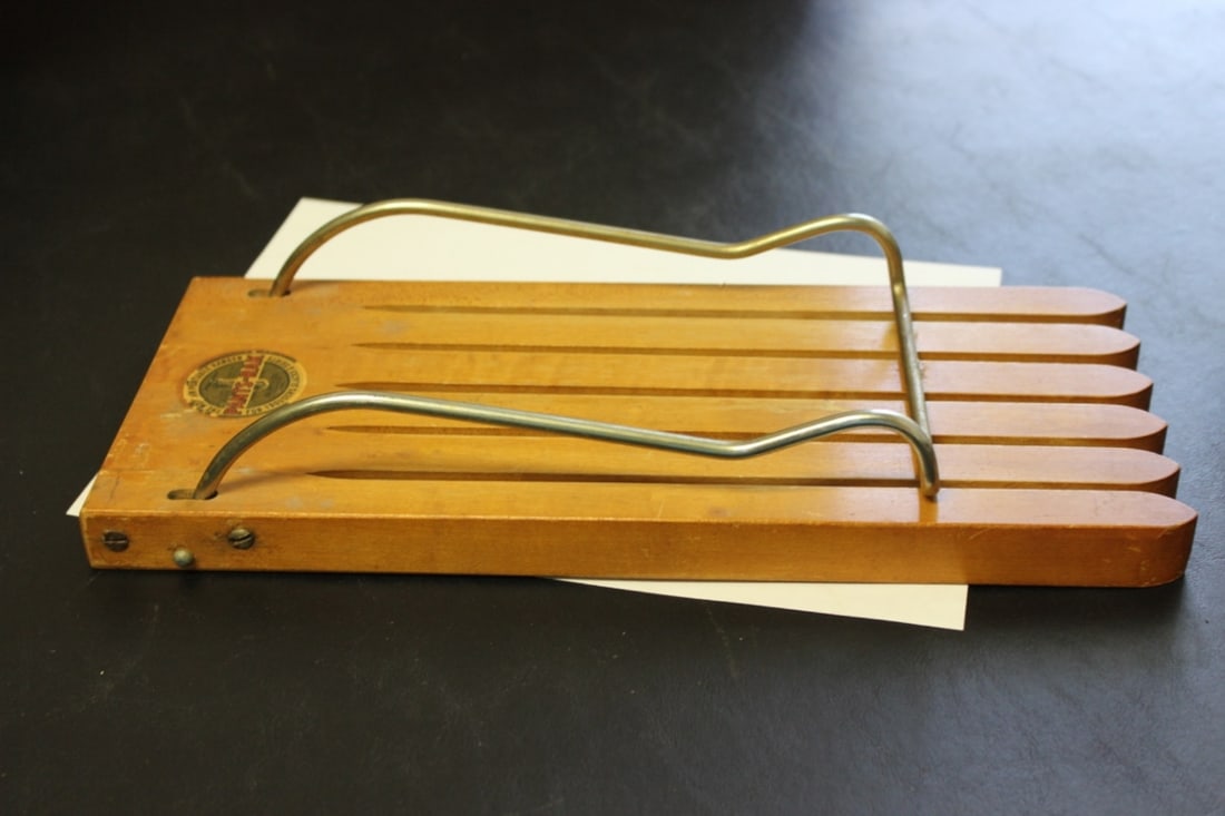 A Vintage Pants/Trouser Rack: 13" long
