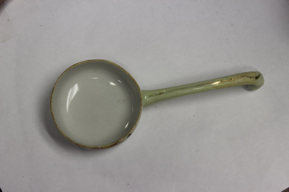 A Vintage Japanese? Porcelain Scoop: 5 3/8" long