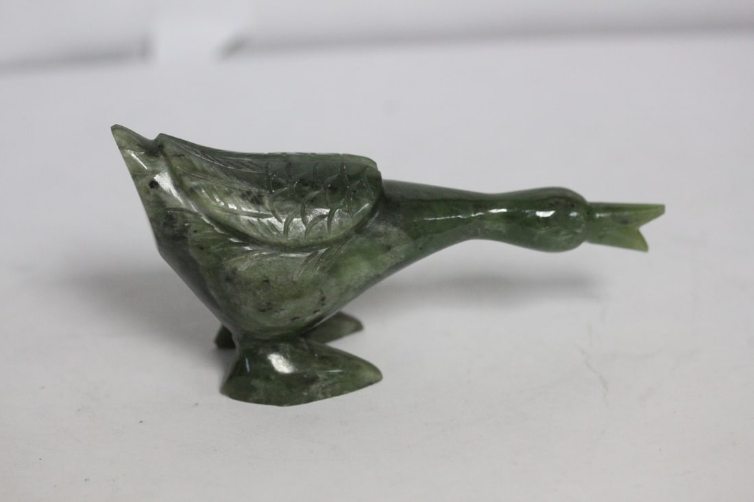 A Jade Bird: most likely Chinese - 4 3/4" long