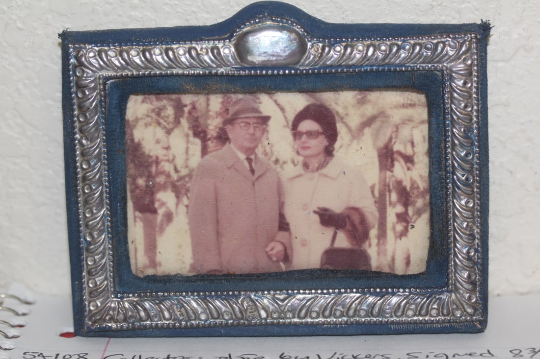 Vintage KFL Sterling Rim Photo Holder: as shown