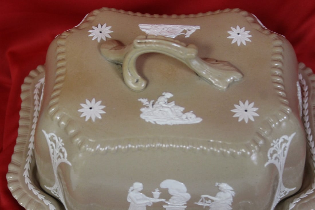 A Copeland Spode England Jasperware Server - 2