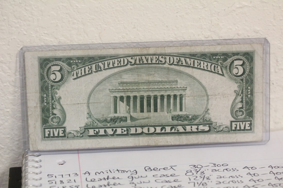 1934-C $5.00 Star Note - 2