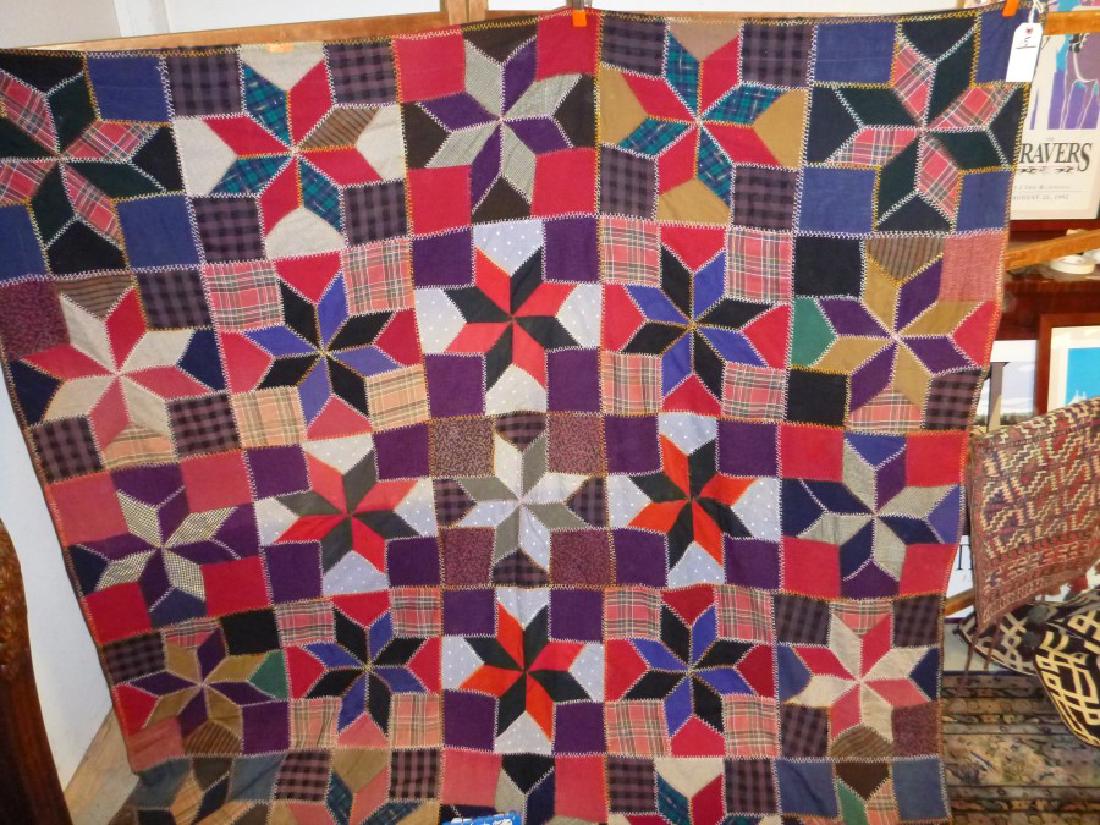 STAR QUILT FLANNEL LINED: STAR QUILT FLANNEL LINED