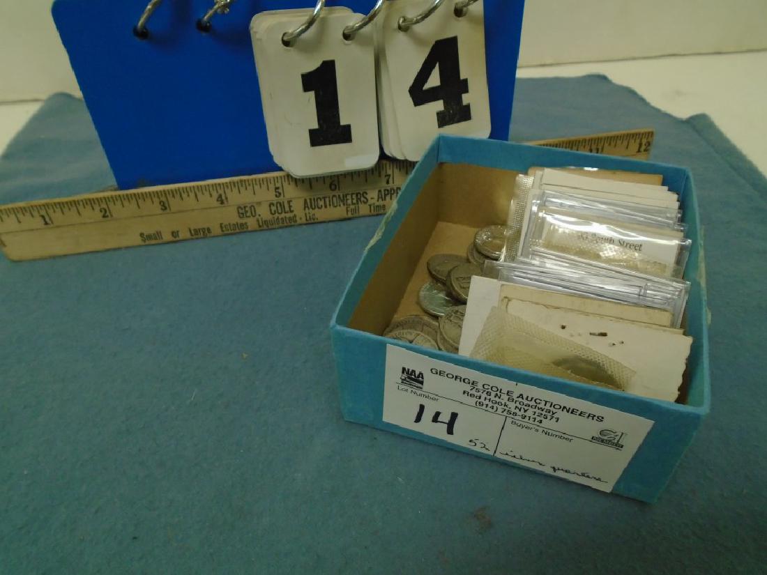 LOT OF 52 SILVER QUARTERS (1 of 13)