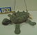FOLK ART WOODEN AND WROUGHT TURTLE 6"H X 17"L X 14"W