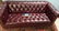 RED LEATHER CHESTERFIELD SOFA 7'3" - 3