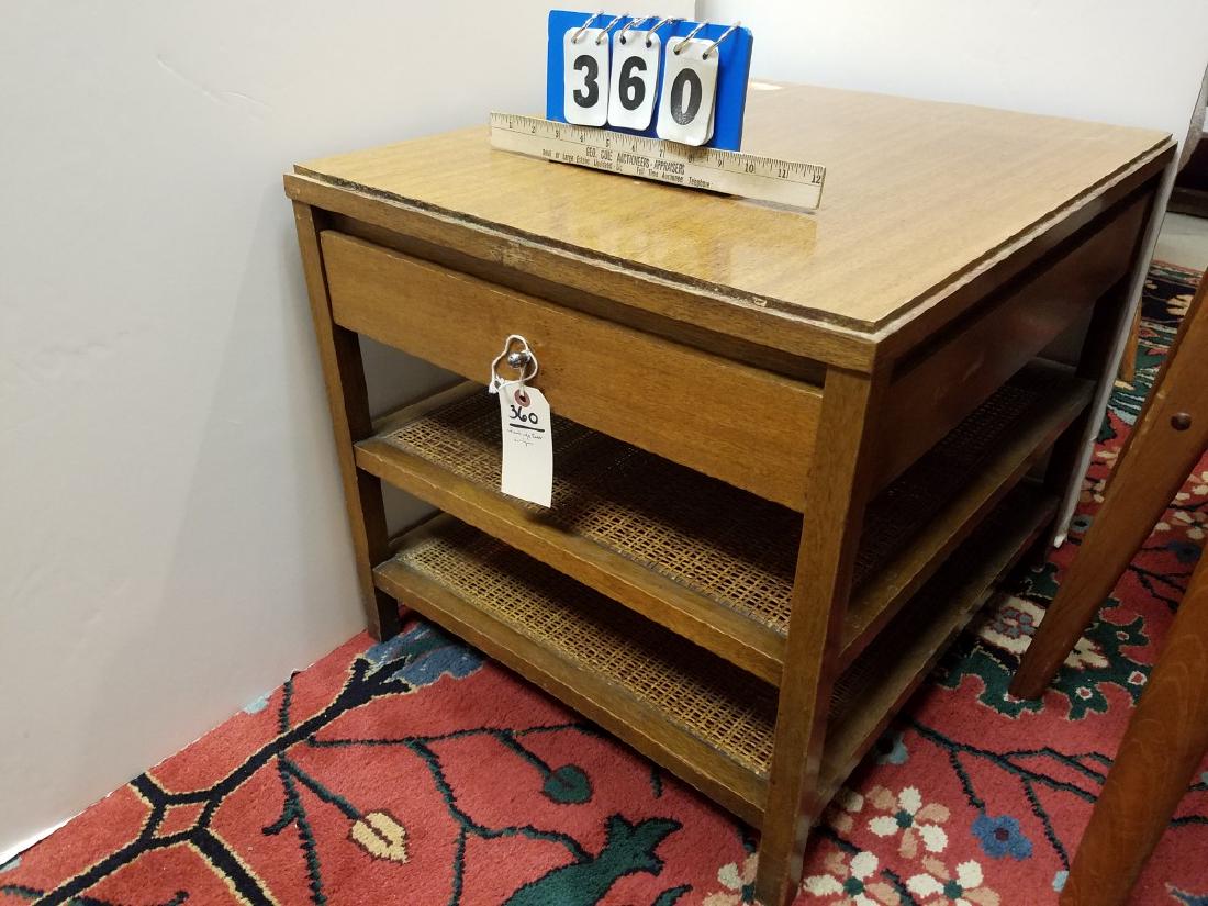 1 DRAWER MAGH. END STAND DESIGNED BY PAUL MCCOBB 19.25": 1 DRAWER MAGH. END STAND DESIGNED BY PAUL MCCOBB 19.25" X20"W X24"D
