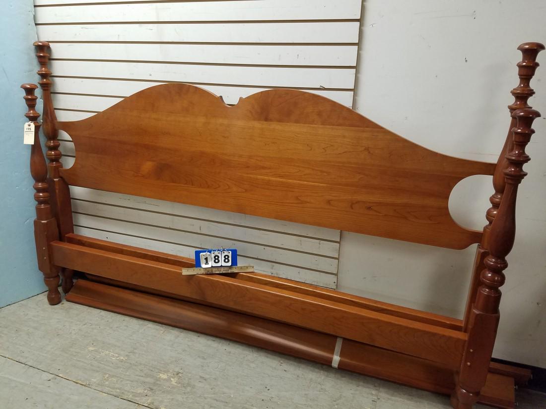 STICKLEY CHERRY KING SIZE BED: STICKLEY CHERRY KING SIZE BED