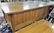 L+J.G. STICKLEY MISSION STYLE OAK DESK 30 1/4"H X 6'W X - 4