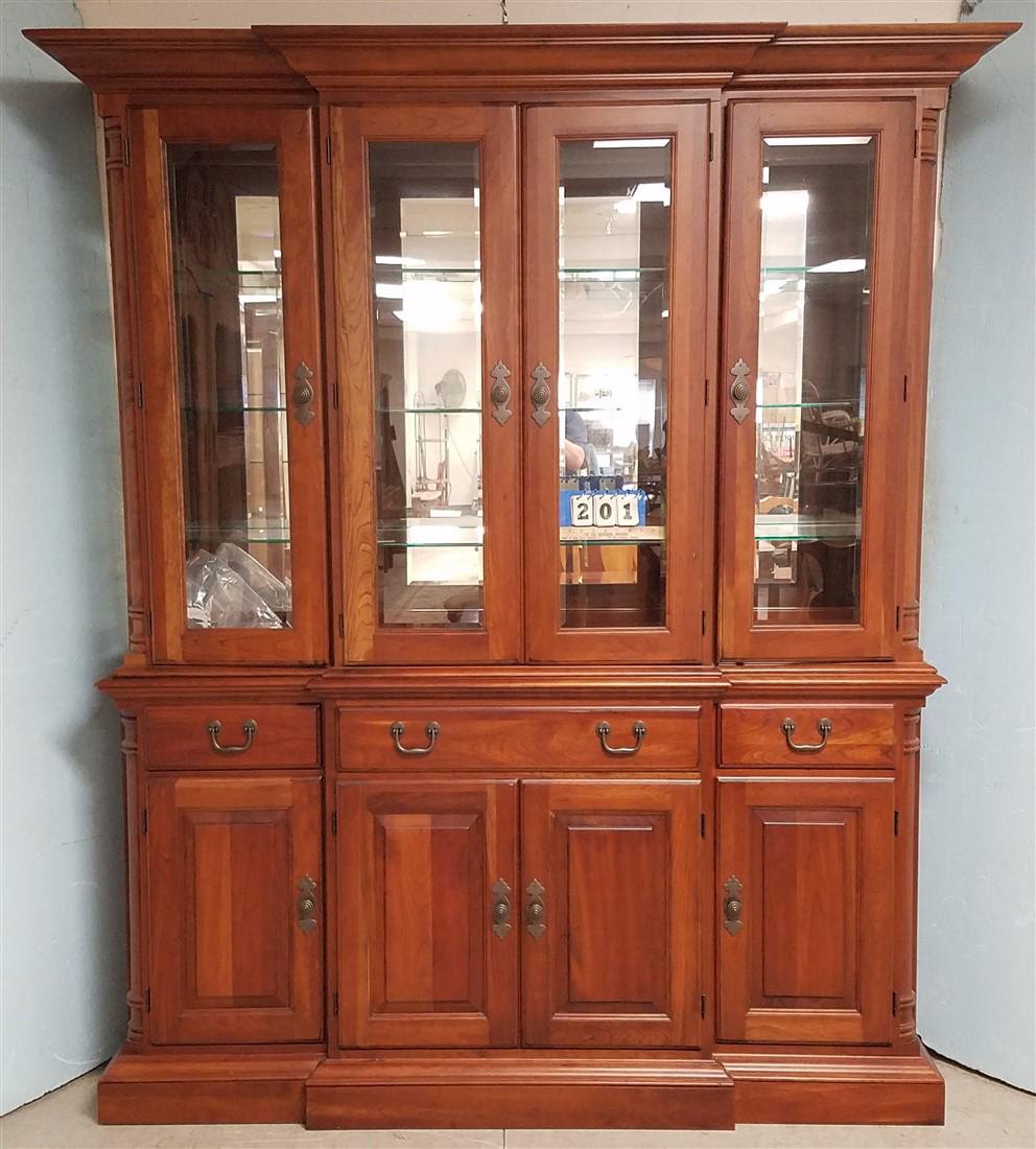 PENNSYLVANIA HOUSE 10PC. CHERRY DINING SET, TABLE W/ 2 (1 of 4)