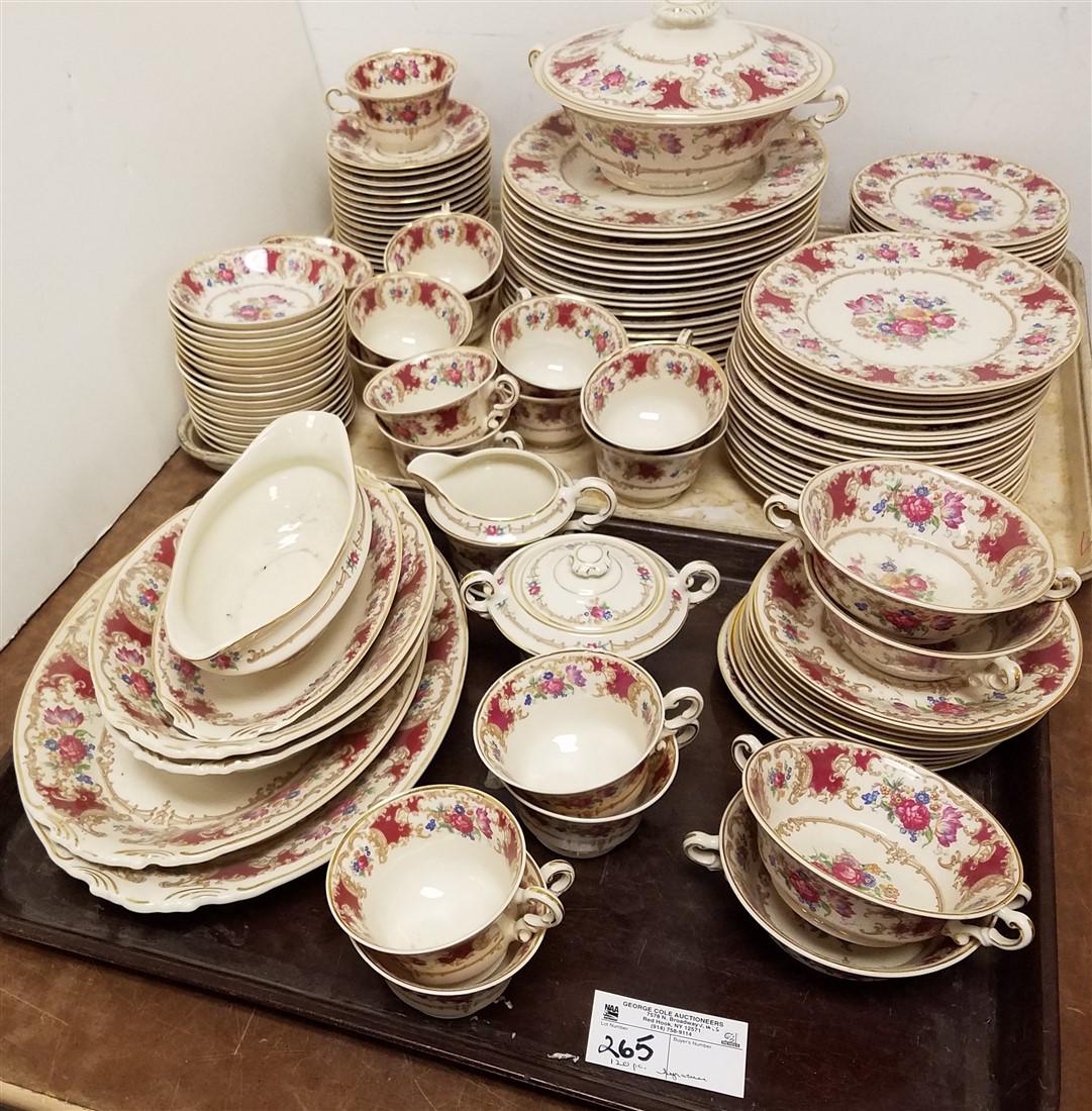120PC. SYRACUSE CHINA OLD IVORY DINNER SERVICE (1 of 3)