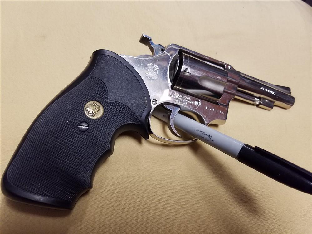 3" BBL .38 Special 5 Shot Revolver With Replacement: 3" BBL .38 Special 5 Shot Revolver With Replacement Molded Grips - Amedeo Rossi - SN 151316 - Transfer Is Required, Anywhere Outside Of NY Is FFL to FFL Only