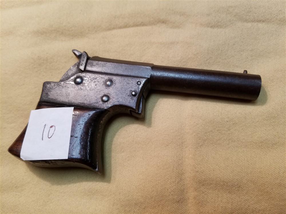 Remington Vest Pocket Derringer - 3.25" octagonal bbl -: Remington Vest Pocket Derringer - 3.25" octagonal bbl - .22cal - Mfd 1865-1888 - Transfer Is Required, Anywhere Outside Of NY Is FFL to FFL Only