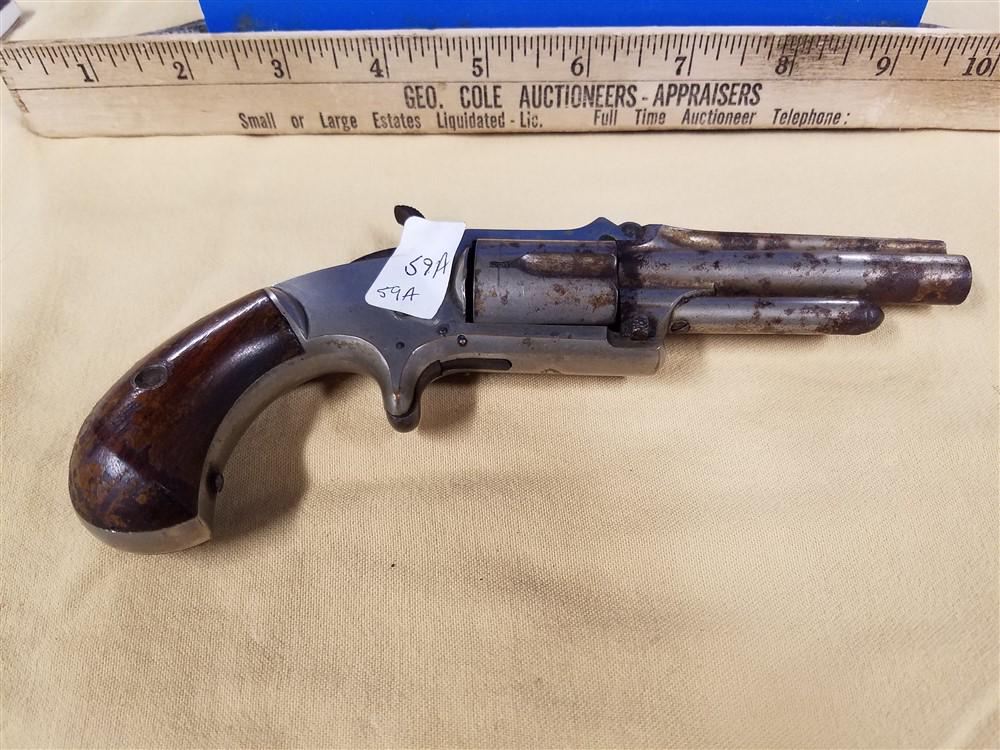 JM Marlin New Haven CT USA - Pat July 1 1878 - No32: JM Marlin New Haven CT USA - Pat July 1 1878 - No32 Standard 1875 - .32 cal Rimfire - 3.5"bbl - SN 3280 - Transfer Is Required, Anywhere Outside Of NY Is FFL to FFL Only