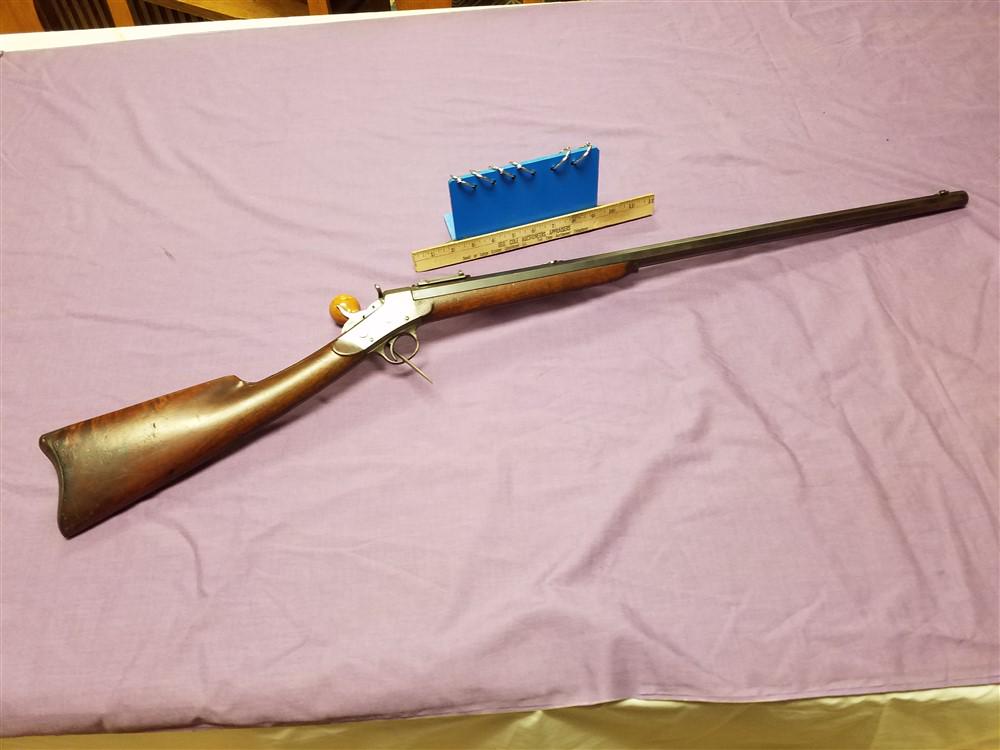 Remington Rolling Block #2 Sporting Rifle .32 Rimfire: Remington Rolling Block #2 Sporting Rifle .32 Rimfire 27" Octagon BBL - SN 10692 - Transfer Is Required, Anywhere Outside Of NY Is FFL to FFL Only