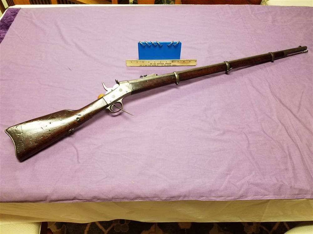 Remington Rolling Block #1 Late Model 43 Spanish? - 34": Remington Rolling Block #1 Late Model 43 Spanish? - 34" BBL - Transfer Is Required, Anywhere Outside Of NY Is FFL to FFL Only