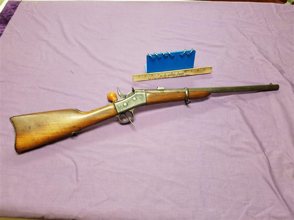 Remington Rolling Block #1 Early Model Egyptian Carbine: Remington Rolling Block #1 Early Model Egyptian Carbine - 19" BBL - Transfer Is Required, Anywhere Outside Of NY Is FFL to FFL Only