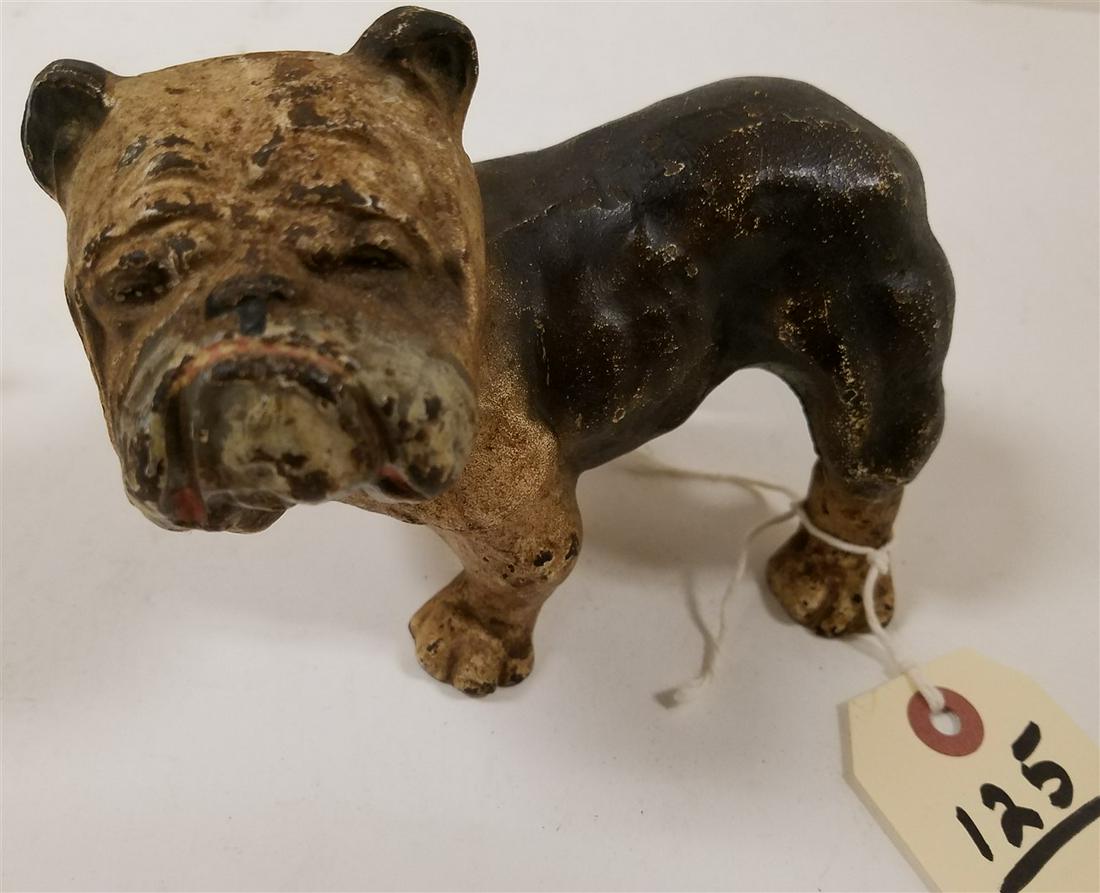 CAST IRON BULLDOG DOORSTOP, 4.5": CAST IRON BULLDOG DOORSTOP, 4.5"