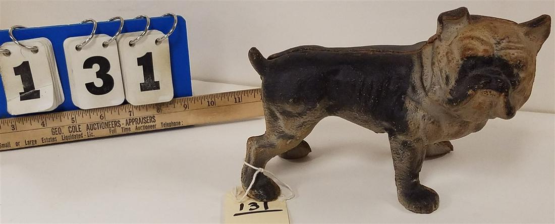 CAST IRON BULLDOG DOORSTOP, 6": CAST IRON BULLDOG DOORSTOP, 6"