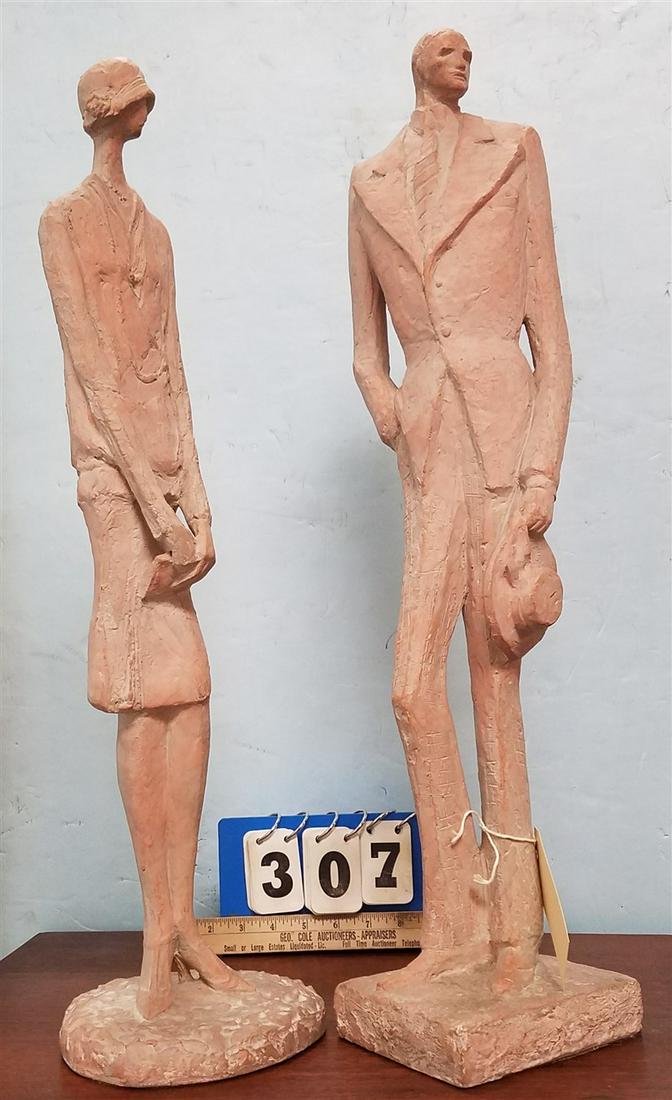 PR AUSTIN PLASTER FIGURES 25 1/2": PR AUSTIN PLASTER FIGURES 25 1/2"